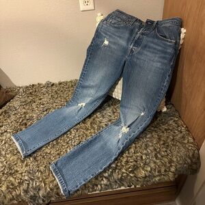 Levi's Women's Blue Straight Leg Jeans